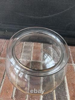 Vtg 1940s Sunshine Biscuit Loose Wiles Co. Candy Country Store Glass Jar Large