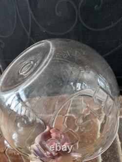 Vtg 1940s Sunshine Biscuit Loose Wiles Co. Candy Country Store Glass Jar Large