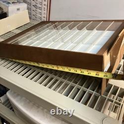 Vtg 1980s Ray Ban Sun Glasses Store Wood Display Case Counter Unit 18 Piece Rare