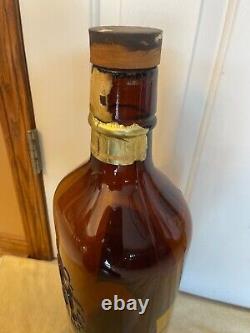 Vtg 22 Ancient Age Kentucky Bourbon Whiskey Glass Bottle / Store Display Empty