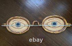 Vtg Antique Optometrist Store Sign 1900s Wooden Eyeglasses VERY RARE 38