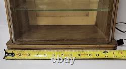 Vtg CAMILLUS KNIFE Retail Store Display Lighted w Orig Glass Shelves 13 x 18.75