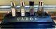 Vtg Caron Store Tester Unit Display 4 Bottles Withglass Daubers Circa 1930s Mini