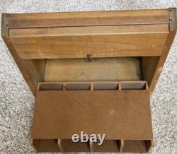 Vtg Kleencut Scissors/Shears Countertop Display Case Acme Shear Co Glass Front
