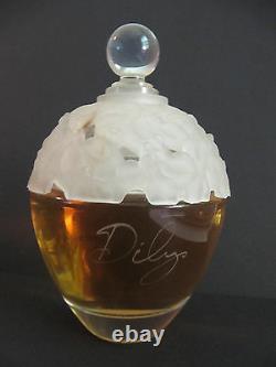 Vtg Laura Ashley DILYS Glass Store Display Factice Dummy Perfume Bottle HTF