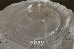 Vtg Planters Pennant 5¢ Salted Peanuts Octagon Glass Store Counter Display Jar