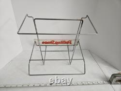 Vtg Rolling Stone Magazine Wire Store Display Rack Lucite or Acrylic Sign RARE