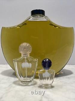 Vtg Shalimar Guerlain Factice Perfume Store Display Dummy Bottle Glass Cologne