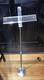 Vtg Telescoping Mcm Acrylic Lucite Hat Stand Store Display 24-36 X 9, Base 5