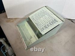 Vtg Vicks, Countertop Store, Display Vtg Tin Sign, Glass Bottle Advertisement