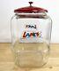 Vtglance Cracker Glass Jar 10 Counter Top Advertising Store Display 8 Sided