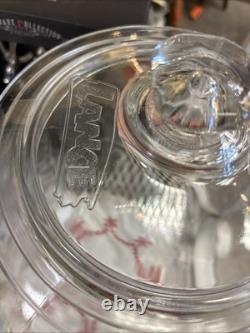 VtgLance Cracker Glass Jar Counter Top Store Display 8 Sided Vtg180