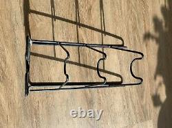 Wagner Ware Heatproof Store Display Ad Rack-4 Glass Self-Basting Covers Lids HTF