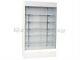 Wall White Display Show Case Retail Store Fixture With Lights Knocked Down Wc4wx
