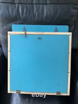 Waltham clock company display counter wooden & glass advertising case, 1950's
