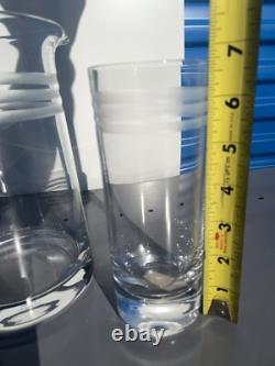 William Yeoward Madison Pitcher & Highball Glass Store Display