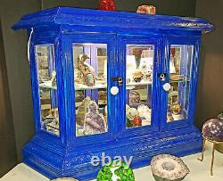 Wood and Glass Display Case withLighting for Collectibles