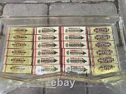 Wrigley's Chewing Gum Large Glass Change Tray Store Display Stand Counter Top