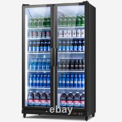 Yeego Commercial Display Beverage Refrigerator 27.12 Cu. Ft For Supermarket/Store