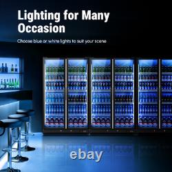 Yeego Commercial Display Beverage Refrigerator 27.12 Cu. Ft For Supermarket/Store